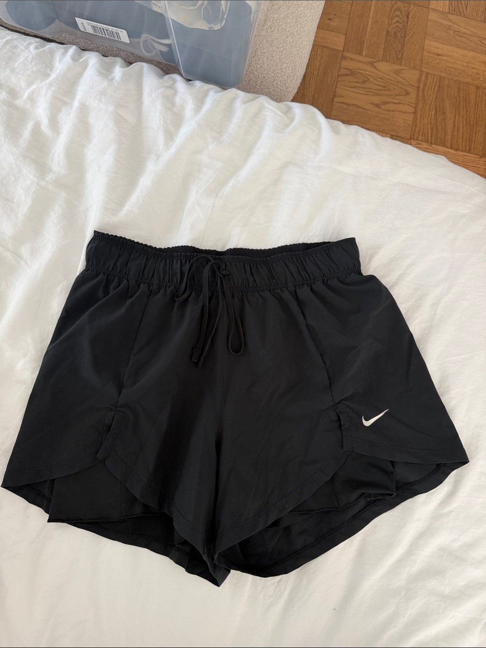 Nike Black Women's Athletic Running Shorts with Drawstring, size S!